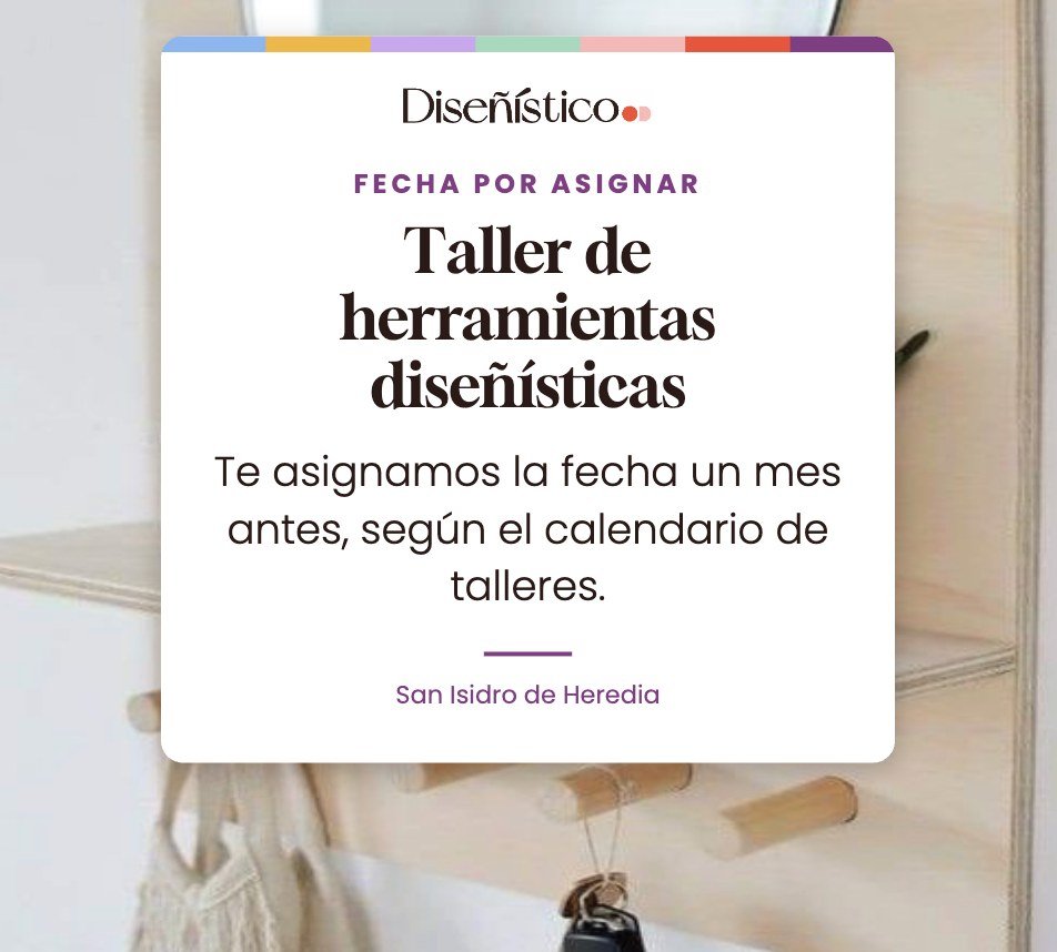 Taller de herramientas diseñísticas, fecha por asignar