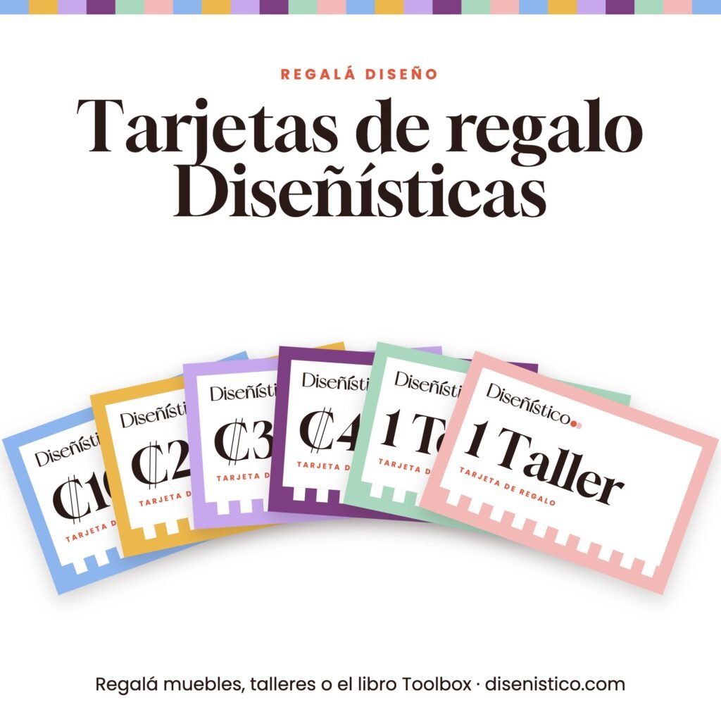Tarjetas de regalo Diseñísticas